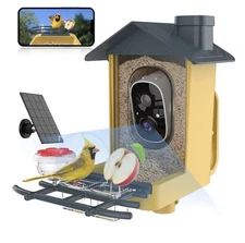 Bird Feeder with Camera - Smart Bird Cam with AI Identify BirdSpecies