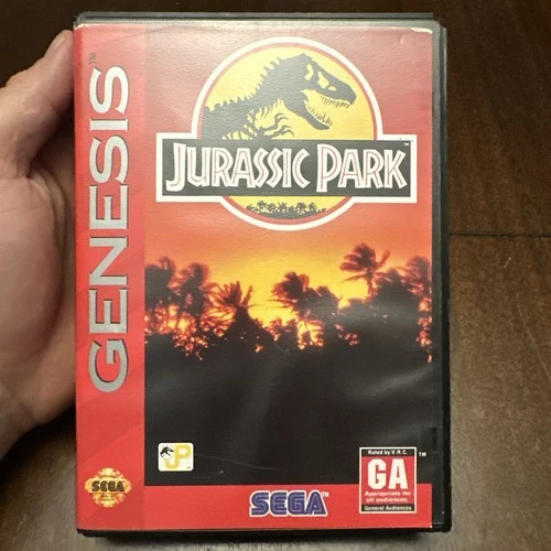 Jurassic Park (Sega Genesis, 1993) Complete - Tested - Authentic