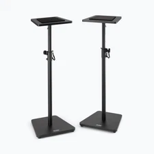 On-Stage SMS7500B Wood Studio Monitor Stands (Black, Pair)
