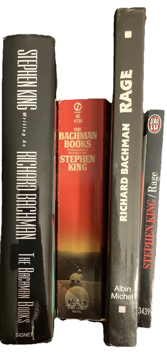 Rare Stephen King RAGE Lot – Bachman Books + 2 French Rage