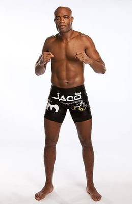 Anderson Silva poses backstage after defeating Demian Maia at 112 April- Photo 2
