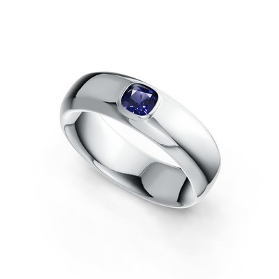 Sterling Silver Semi Mount Ring Setting Cushion CU 4X4mm