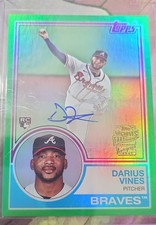 2024 Topps Archives 1983 Fan Favorite Autographs Darius Vines #83FF-DV 79/99
