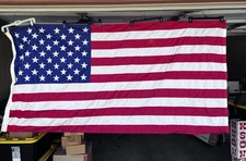 Vintage US NAVY 50 Star Ensign U.S. National Flag - USN - 1972 - Vietnam Era