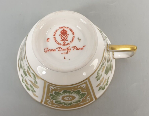 ROYAL CROWN DERBY GRÜNES DERBY-PANEL-GESCHIRR, EINZELN VERKAUFT, WÄHLEN SIE AUS - Bild 62 von 95