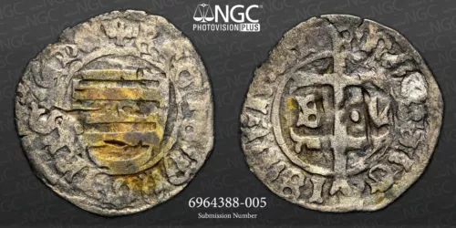 (1387-1437) HUNGARY DENAR  SIGISMUND NGC VF DETAILS