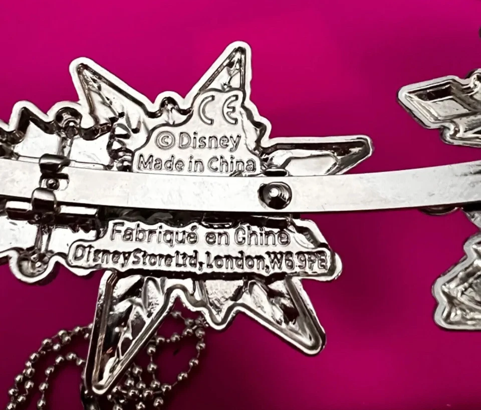 Diadema de metal Euro Disney Frozen Elsa tiara copos de nieve Foto 4 de 4