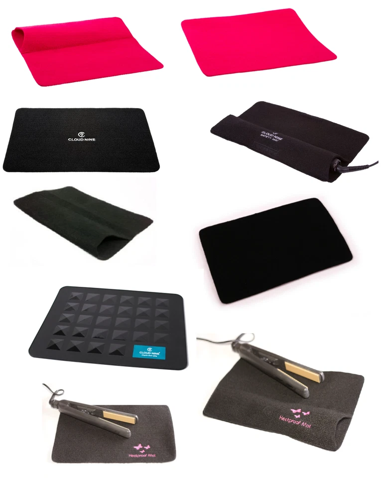 MATEQUE Haarglätter hitzebeständige Sicherheitsmatte für GHD & Cloud neun Haarglätter