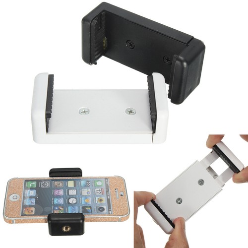 Mobile Cell Phone Clip Bracket Holder Mount Universal For Monopod/Tripod Stand - Picture 2 of 5