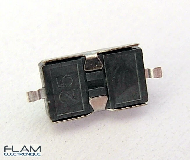 5x Micro switch rupteur 3,5 x 6 x 2,5mm Button Touch switch Contact SMD 2 pins - Photo 3/4