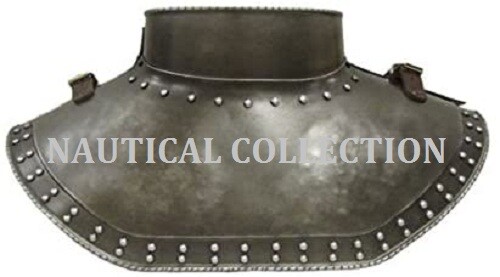 Medieval Studded Gorget Armor LARP SCA Reenactment - Picture 3 of 4