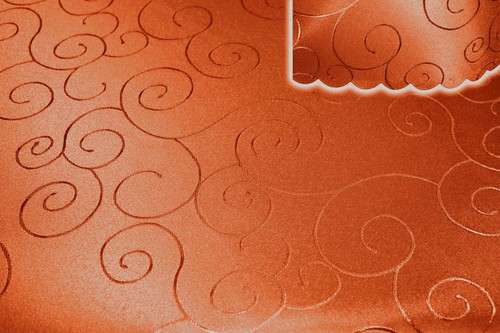 Tablecloth Square 135X180 Cm Structure Damask Circle Non-Iron - Picture 6 of 19