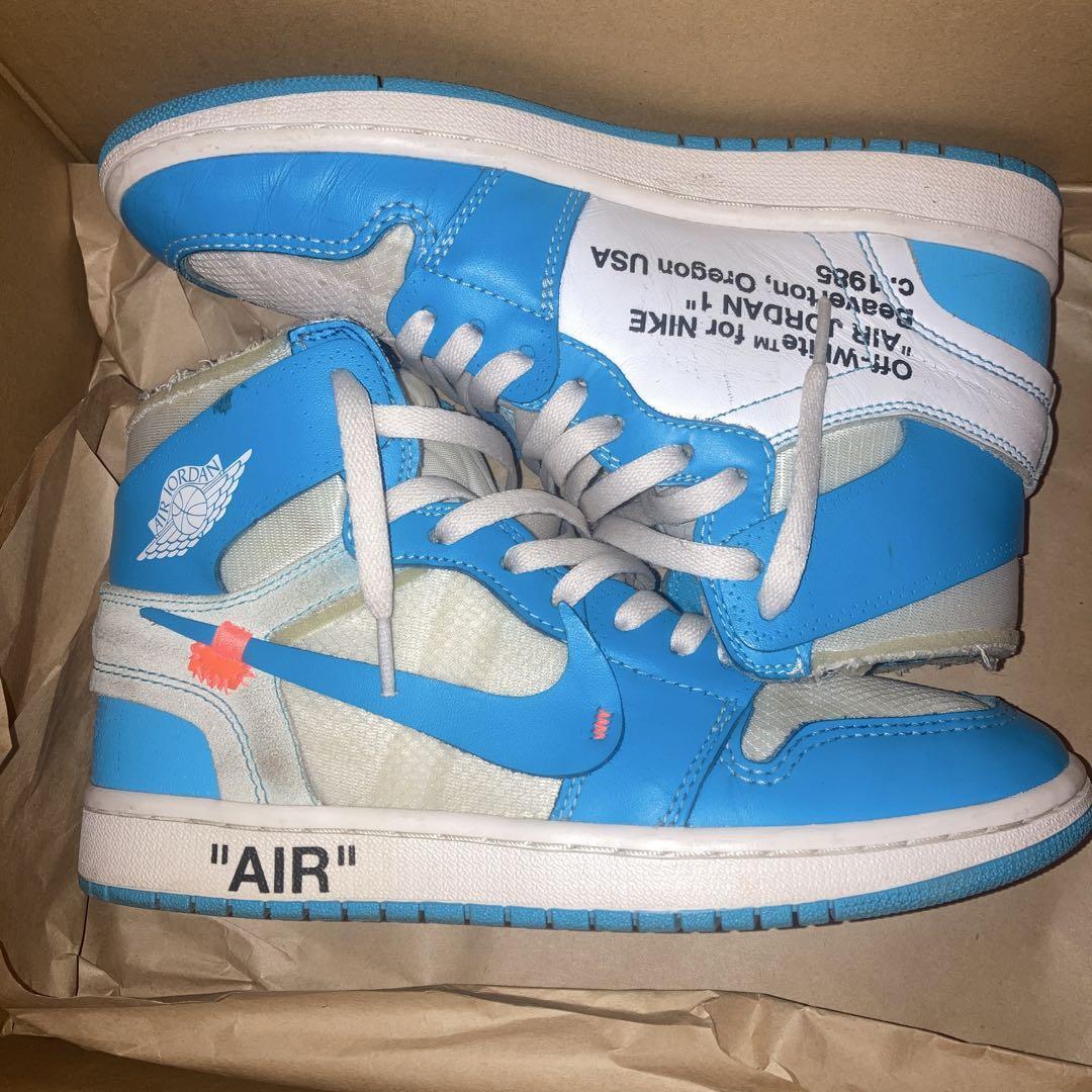 Authentic AQ0818-148 Off-White x Nike Air Jordan 1 High UNC Authentic AQ0818-148 Off-White x Nike Air Jordan 1 High UNC