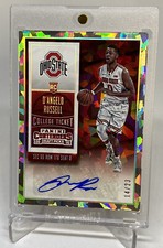 D'ANGELO RUSSELL 2015 PANINI CONTENDERS DRAFT AUTO RC ROOKIE CRACKED ICE #14/23