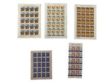 Japan Okinawa Reversion Commemorative Stamp Sheets Set / 1972–2002 /5 Full Sheet