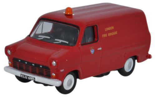 Oxford Diecast 76FT1003 Ford Transit MK1 London Fire Brigade OO Gauge