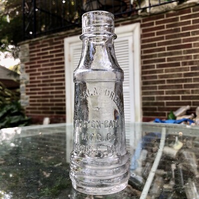 Nice Antique Royal Salad Dressing Horton-Cato Mfg Co Detroit MI Bottle 1910s Emb
