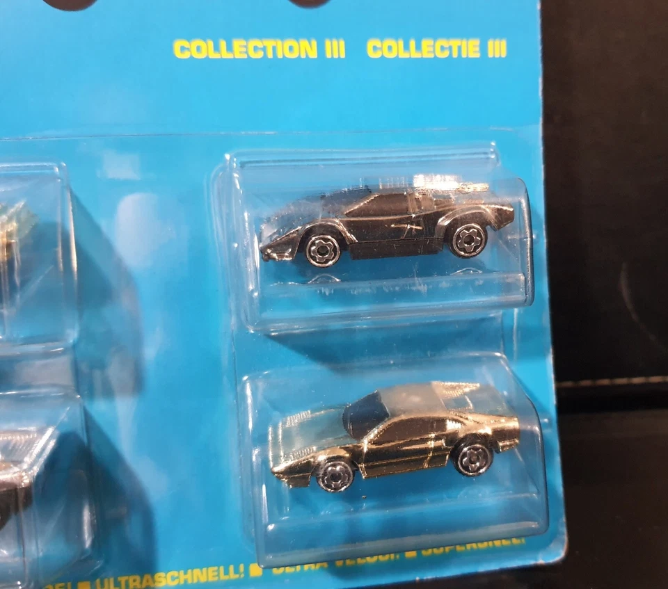 Hot Wheels Mini Chroma Racers Collection III _ 1989 _ Ferrari/Lamborghini/Camaro - Photo 3/4