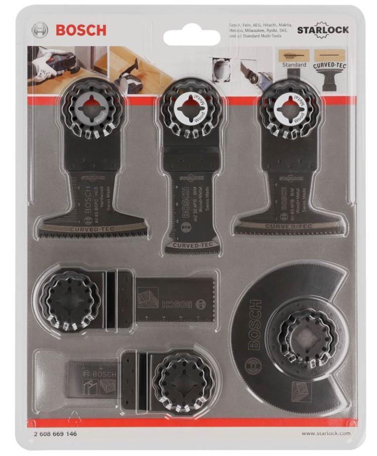 Bosch Professional Multi Tool Blade Set For Wood/Metal 9 Pack 2608669146