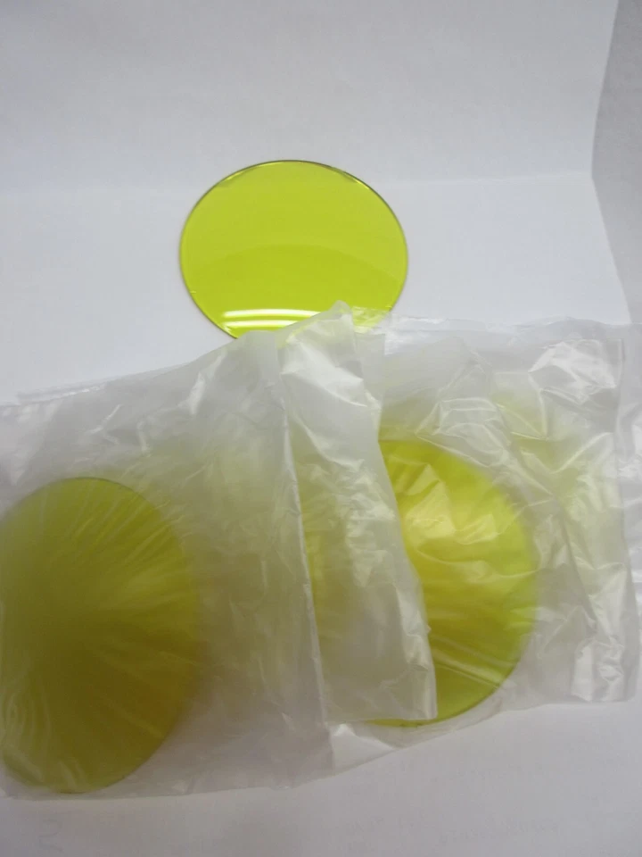 Необрезанные стандартные линзы для солнцезащитных очков 6 пар желтый поликарбонат Plano без Rx - Изображение 2 из 2