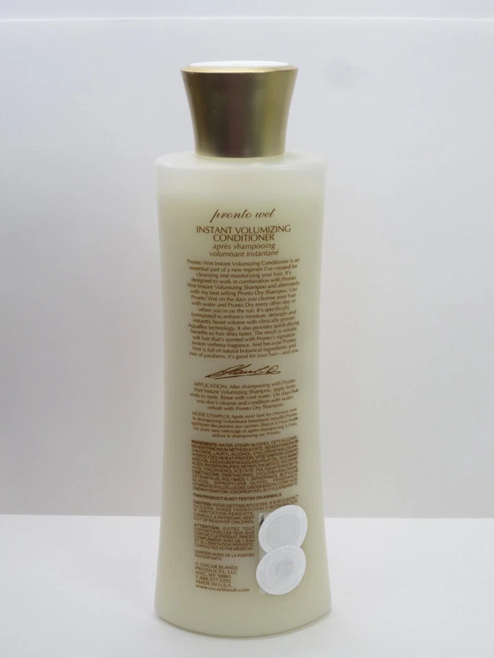 OSCAR BLANDI INSTANT VOLUMIZING CONDITIONER & INSTANT GLOSSING CREAM - Image 3 of 4