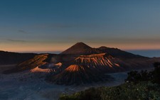 Landscape volcano sky nature mount bromo indonesia java Custom Gaming Mat Desk