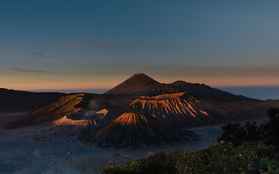 Landscape volcano sky nature mount bromo indonesia java Custom Gaming Mat Desk