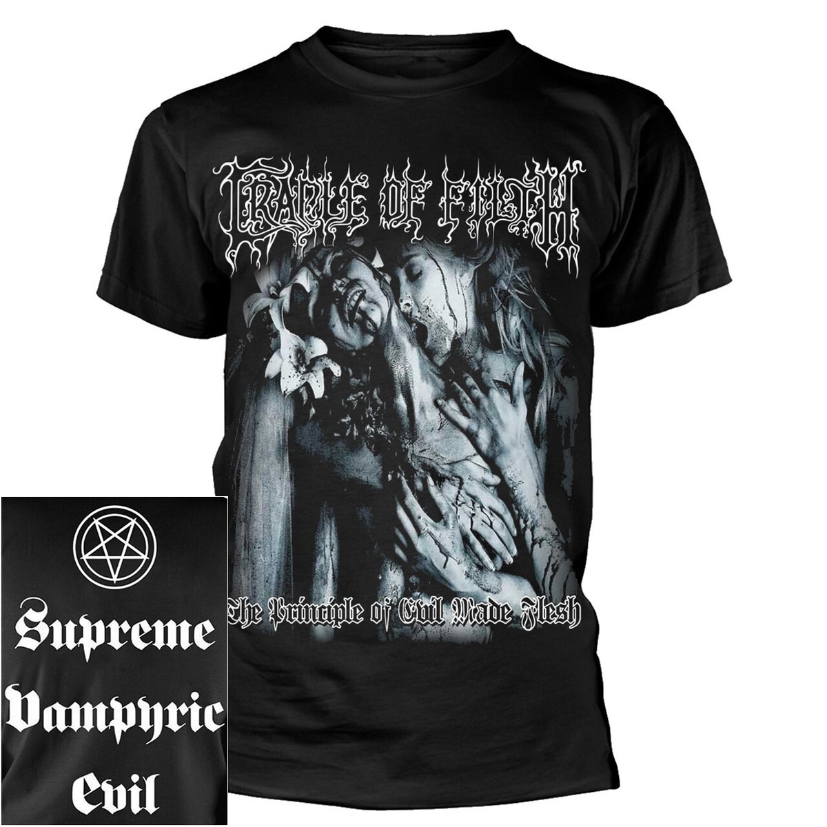 Cradle Of Filth Supreme Vampyric Evil Shirt S-XXL T-Shirt Cradle Of Filth Supreme Vampyric Evil Shirt S-XXL T-Shirt