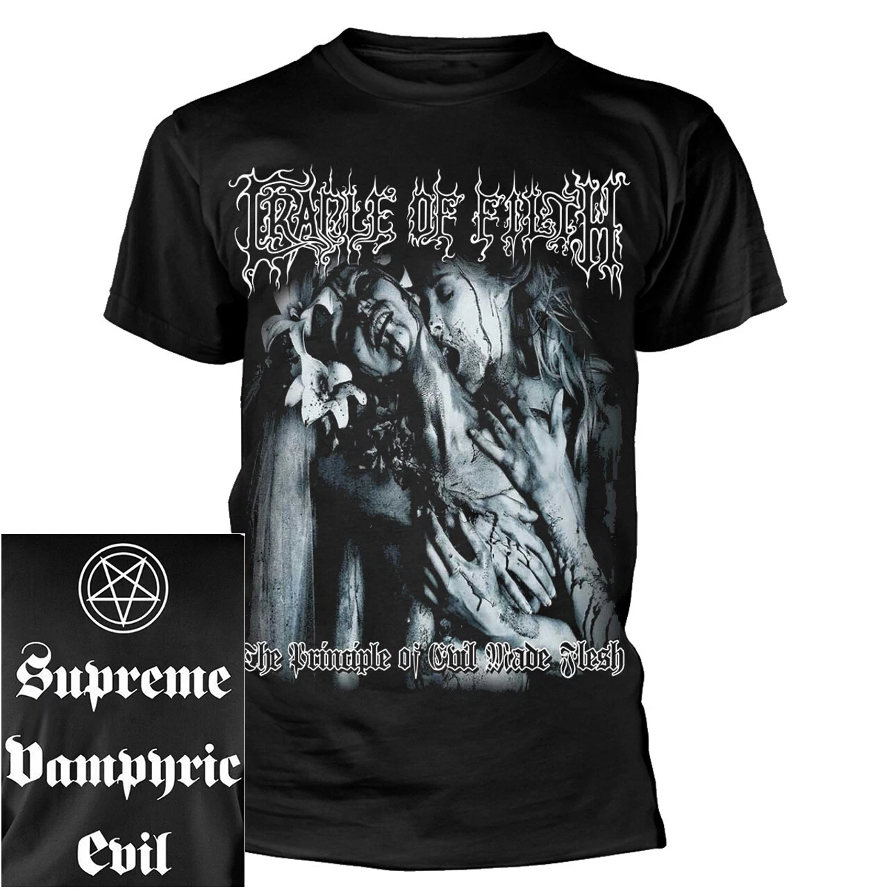 Cradle Of Filth Supreme Vampyric Evil Shirt S XXL T Shirt Official Band Tshirt