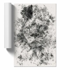 The Proud Lion Unframed Wall Art Poster Print Home Decor Living Room Bedroom