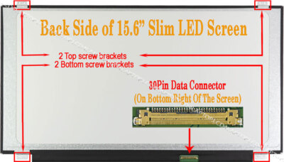 JUANIO Pantalla 15.6 LED Tipo LP156WHB(TP)(A1) 1366X768 Slim 30Pin Para Portatil