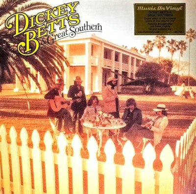 DICKEY BETTS AND GREAT SOUTHERN - 180-GRAMS BLUE VINYL LP '' NEW, SEALED ''