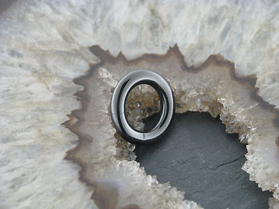 SEGMENTRING Creole Ohr Ohrloch Piercing BLACKLINE Brustring Nase Lippe Intim Ohr