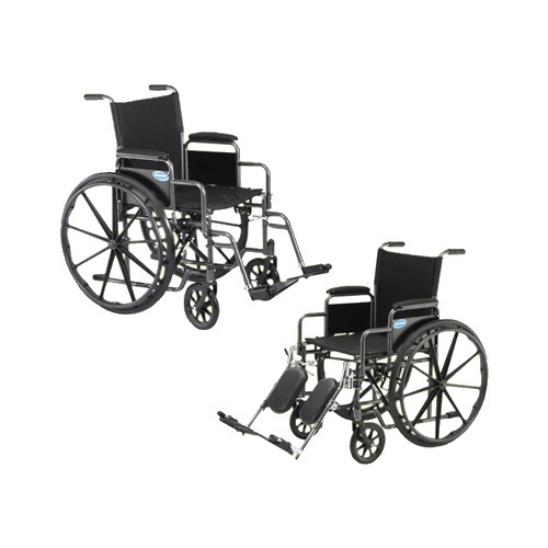 Compass Health 20" Manual Wheelchair Foldable, Lightweight. Choice of
