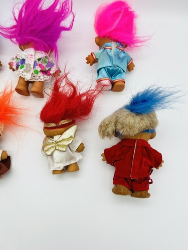 7 RUSS Troll Dolls Happy Birthday Sock Hop Witch Angel Christmas Ornament plus 3 - Picture 10 of 14