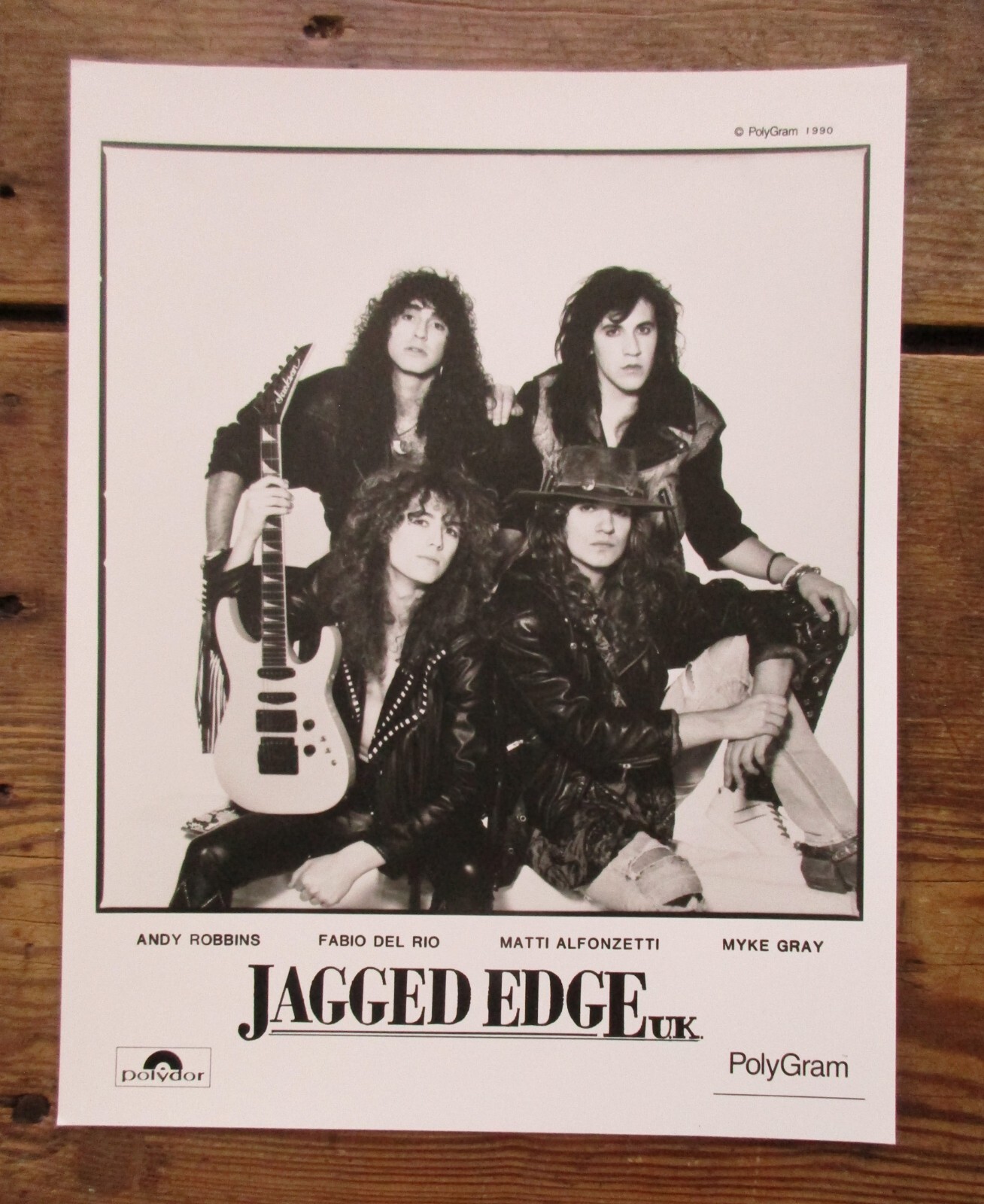 JAGGED EDGE Fuel For Your Soul (1990) Vinyl, Gatefold LP Polydor 847