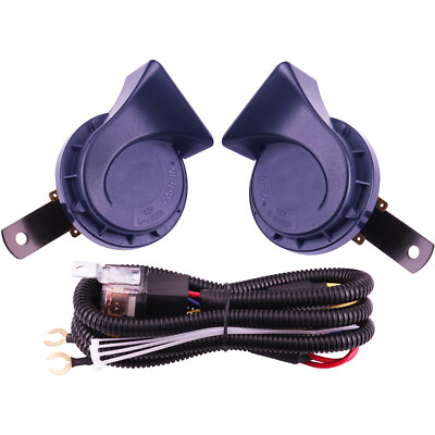 12V 300db Super Loud Car Horn Truck Horns for Motorcycle SUV with Relay Harness