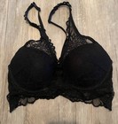 Victoria’s Secret Small Black Lace PINK Push-Up Bra Bralette — photo 1