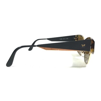Vintage Vogue Sunglasses VO2006 W714 Black Brown Clear Square with Green Lenses s-l400.jpg main image 3
