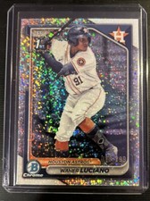 WANER LUCIANO 2024 BOWMAN CHROME 1ST SPECKLE SP #/299 FREE SHIP #208