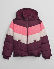 GAP Girls Kids Cold Control Max Puffer Hoodie Jacket Size XL 12