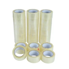 36 Rolls Carton Sealing Clear Packing Tape Box Shipping- 2" x 110 Yards
