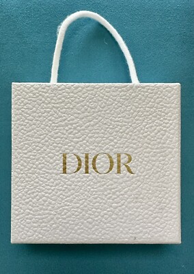 DIOR empty white Mini gift box 5'' x 5'' Sliding