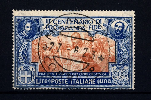 ITALY - Kingdom - 1923 - 300th of the Congregation of Propaganda Fide - 1 L.