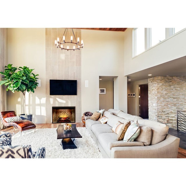 Dimplex Revillusion 42" Built-In Firebox, Herringbone Brick 