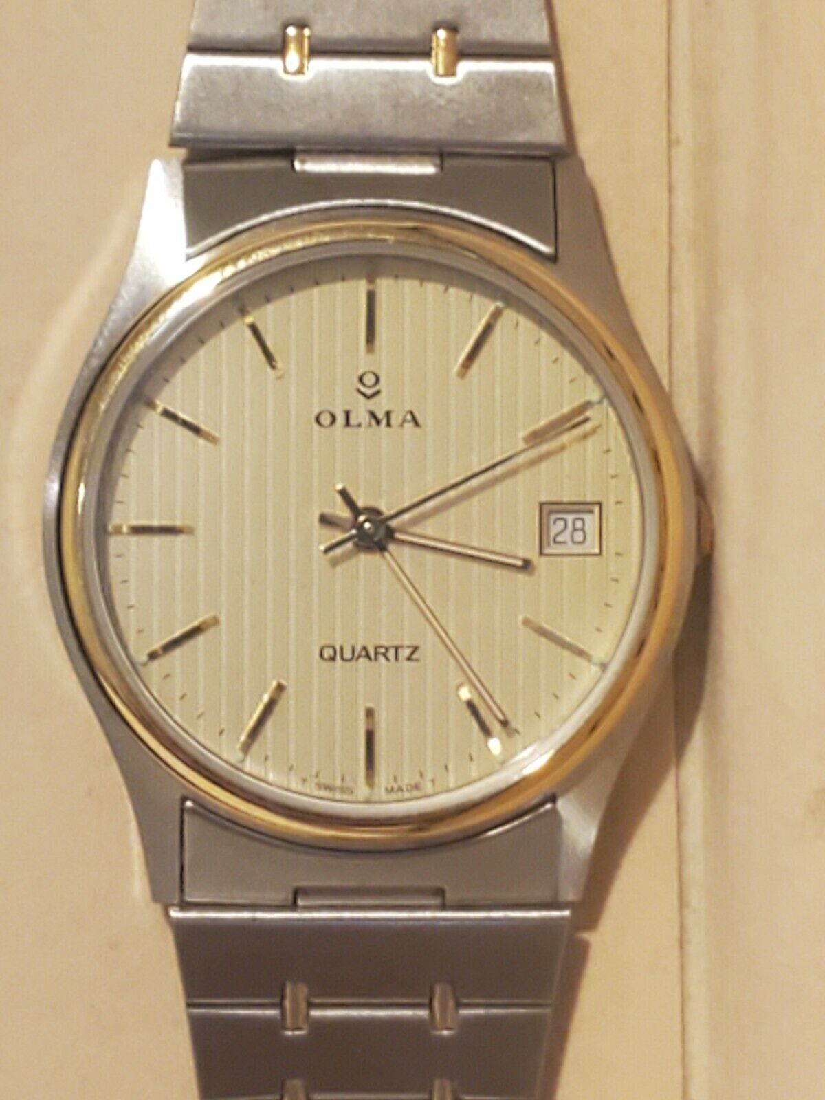 Olma 1198.002.62.04 Quartz Two Tone Watch See Details