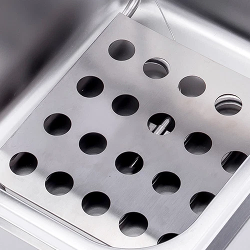 Friteuse 2500W 10L Edelstahl Elektro Fritteuse Profi Küche Kaltzonen Fritöse - Bild 13 von 21