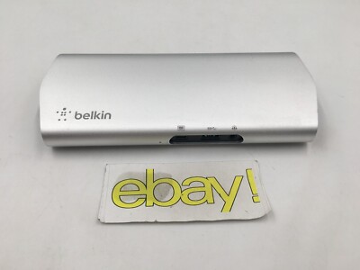 Belkin USB-C Express Dock - 3.1 HD - Silver F4U093 w/o Power adapter Free S/H