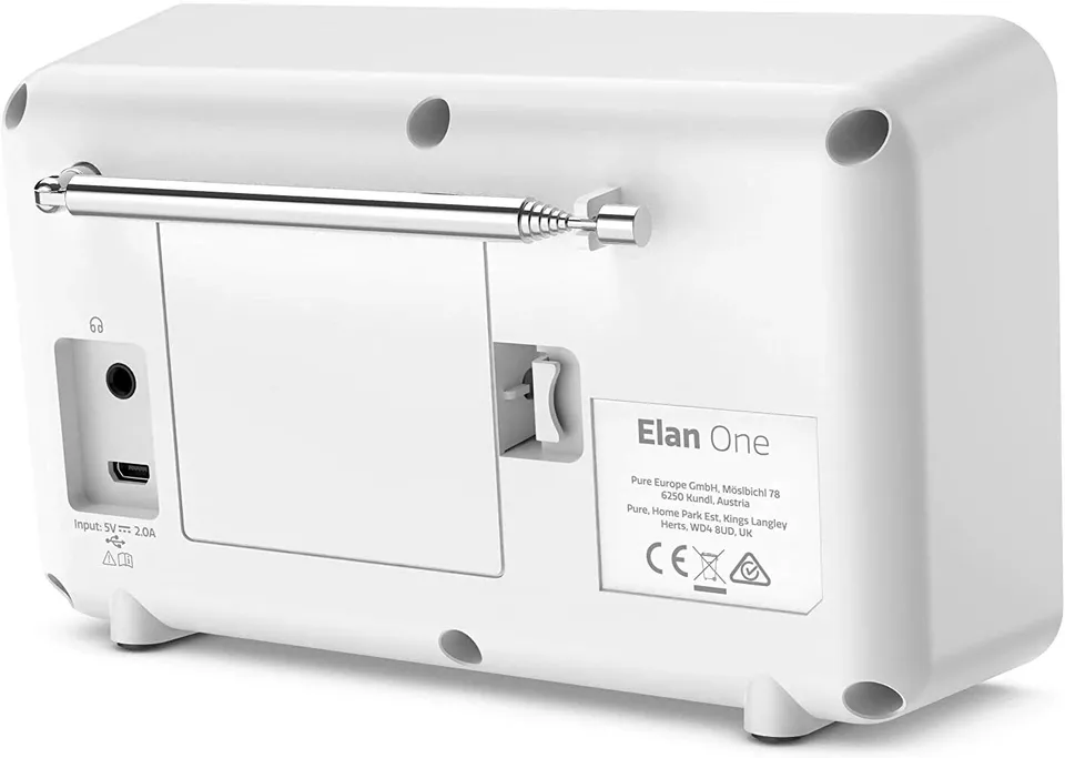 Pure Elan One tragbares DAB+ Radio mit Bluetooth 5.0 (DAB/DAB+ und UKW Radio - Bild 3 von 3