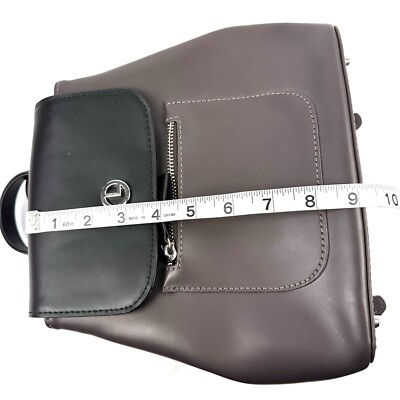 L Credi Backpack Black Brown Taupe Made In‎ Italy Faux Leather Rucksack Womens L Credi Backpack Black Brown Taupe Made In Italy Faux  main image 3